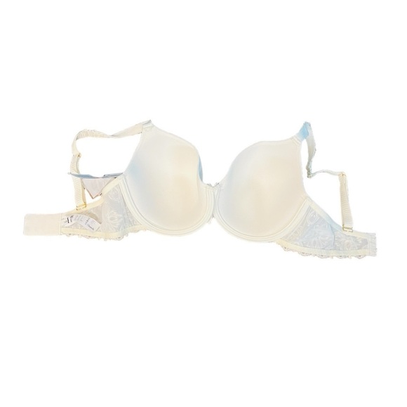 CHANTELLE IVORY MULTI-POSITION BRA SIZE 34F PRETTY LACE ON STRAPS NWT - Picture 8 of 12